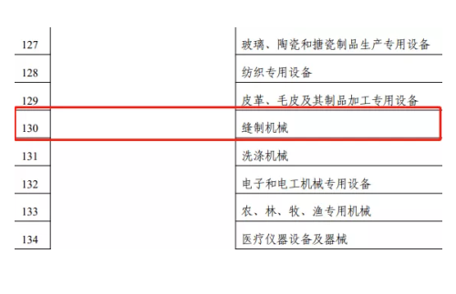 喜訊,！縫制機械行業(yè)再次列入企業(yè)標準“領跑者”重點領域